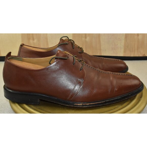 Cole Haan Beckett II Men's Shoes 11 M Brown Leather Split Toe Derby Oxford - Picture 3 of 11